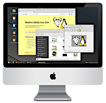 linux proberen op ene iMac, het kan